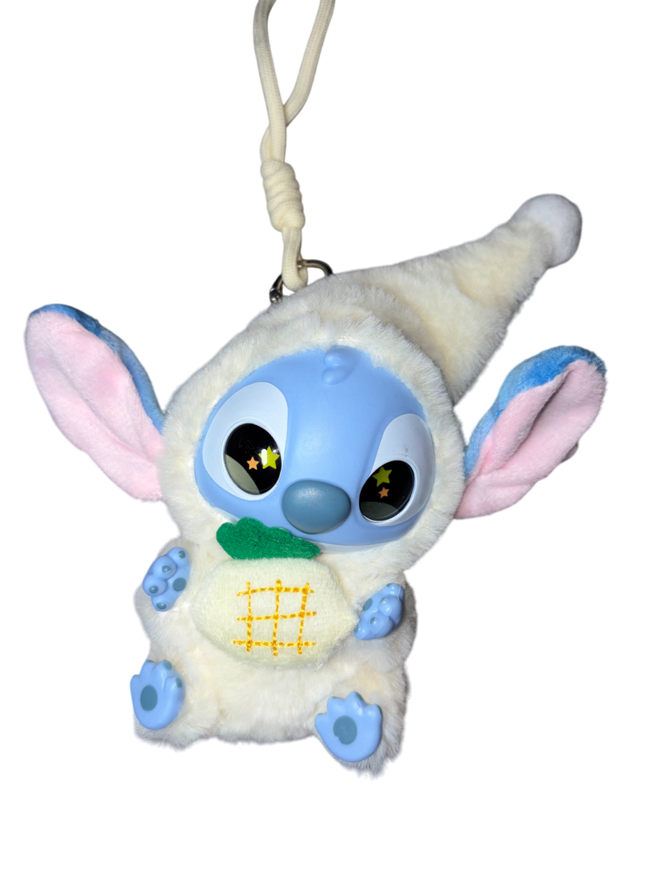 Stitch Plüschfigur im Ananas Design, gelbes Stofftier Geschenk